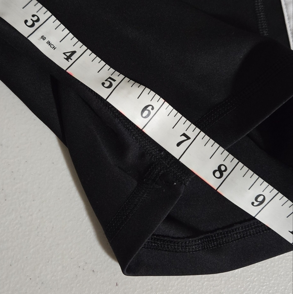 Adidas Aeroready Black 3 Strip Athleisure Workout Biker Short Size L - Picture 9 of 11